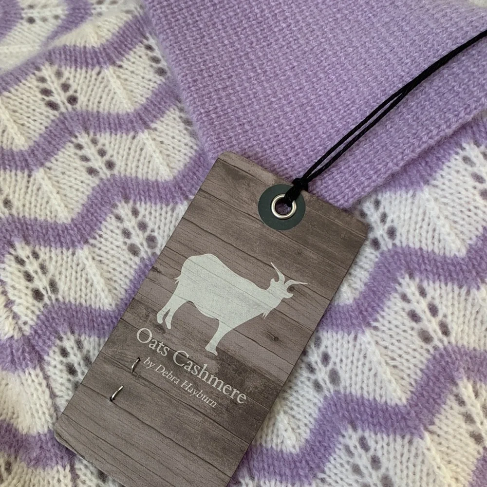 ❤️🔥❤️ OATS CASHMERE BY DEBRA HAYBURN JORRY 100% cashmere sweater size M❤️🔥❤️ - Picture 7 of 8